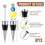 Bouchons de vin à perles (lot de 12) – Alliage et silicone 5
