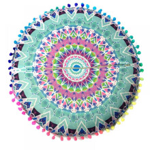 Mandala Floor Pillow Cover43x43cm Polyester Boho Design