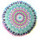 Mandala Floor Pillow Cover43x43cm Polyester Boho Design 1
