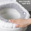 Soft Thick Washable Toilet Seat Cover – Grey, Universal 5