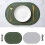 6 Pcs PU Leather Elliptical Placemats 2