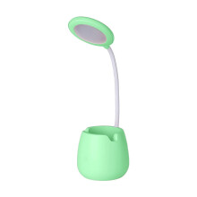 LED stolová lampa s USB portom a 3D projekciou mapy sveta