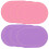6 Pcs PU Leather Elliptical Placemats 4