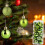 24-Piece Red and White Christmas Ball Decorations, 4cm 1