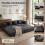 Levede Convertible Sofa Bed Sleeper 2 3 Seater Folding Floor Couch Small Space 8