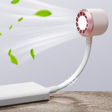 Stolový ventilátor Slmotuae USB s nočným svetlom, vysokorýchlostné chladenie