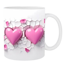 Alla hjärtans dag keramisk kaffemugg för kvinnor