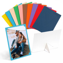 Ensemble de 10 cadres photo en carton simple de 15 cm (6 pouces)