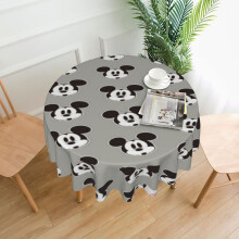 Polyester Round Tablecloth 60 in – Waterproof, Stain