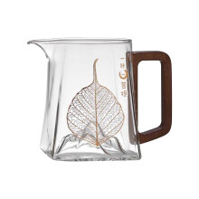 Borosilicate Glass Tea Kettle with Wood Handle and Infuser