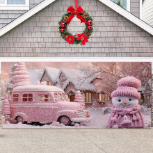 Julbanderoll för garagedörr 2,1 m x 4,8 m