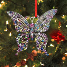 Ornement de Noël Papillon Acrylique 2024