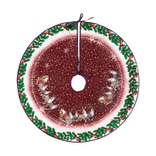 Jupe de sapin de Noël en peluche 68,5 cm