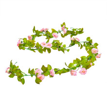Guirlande de roses artificielles, lierre suspendu, décoration