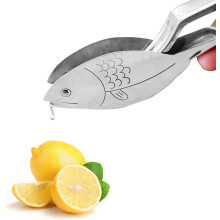 Stainless Steel Fish-Shaped Lemon Juicer 2 pcs