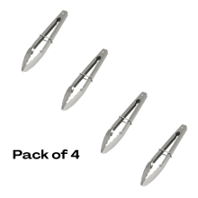 Pinces Ă coquillages Chef Craft en acier inoxydable, paquet de 4 (23 cm).