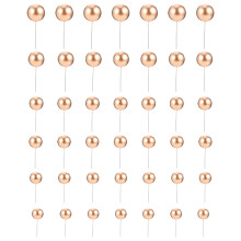 Gold Cake Ornament Balls 84 Pieces
