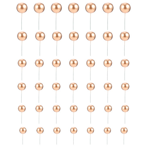 Gold Cake Ornament Balls 84 Pieces