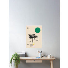 Wassily Chair Vintage Wall Art Print 18x12 in