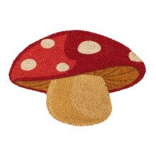Tapete de boas-vindas Poaug Mushroom – para uso interno e externo