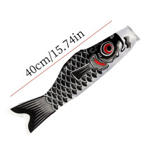 Japanisches Fisch-Windsack-Set – 5-teilig zum Aufhängen im Freien