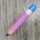 6 Pack Inflatable Pencil Decorations, 70 cm, Multicolour 1