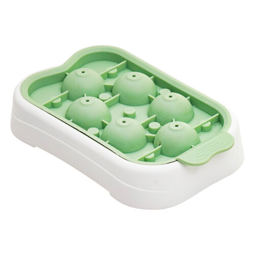 Lmueinov Mini Silicone Ice Cube Tray with Press & Lid