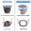 Collapsible Bucket 10L Square Foldable Cleaning Bucket 2