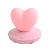 LED Heart Night Light Dimmable USB Rechargeable