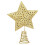 Glitterster kerstboomtopper mini hanger 2