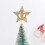 Mini Silver Glitter Metal Christmas Tree Topper for Pencil 4