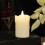 LED Halloweenkaars, cilindrisch, van paraffine (1 stuk) 5