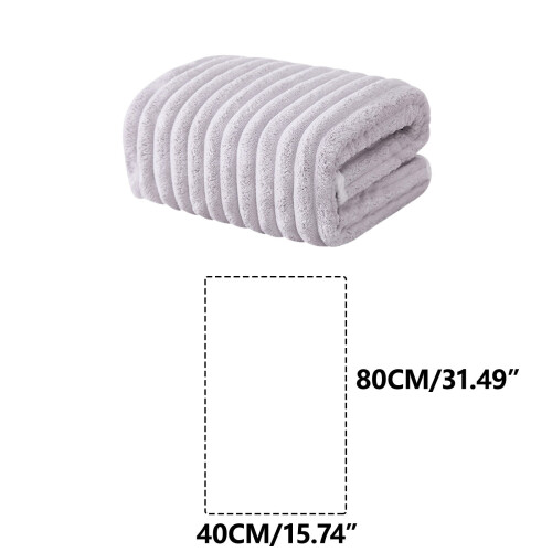 Βελούδινη πετσέτα μπάνιου 40x80cm, μαλακή, απορροφητική, γρήγορο στέγνωμα 2