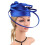 Fascia per capelli blu da donna, ideale per il tea party. 2