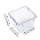 Pedty clear plastic storage box set 4 sizes 2