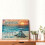 Sea Turtle Canvas Wall Art Ocean Theme 12x16in Framed 4