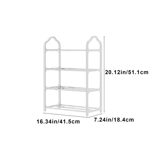 Shoe Rack Metal 4-Tier Storage Organizer 2