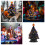 Ceramic tree decor with lights black pumpkin top 2