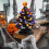 Ceramic tree decor with lights black pumpkin top 5
