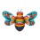 Wrought Iron Bee Pendant Hardware 1 Piece 2