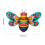 Wrought Iron Bee Pendant Hardware 1 Piece 3