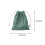 Corduroy storage bag with drawstring strap and pocket, mint 2