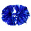 Pompon da cheerleading blu senza marchio per bambini, 2 pezzi 5