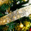LED Christmas Light String with Gold Ribbon Pendants 6