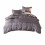 3-delige polyester beddenset grijs 2