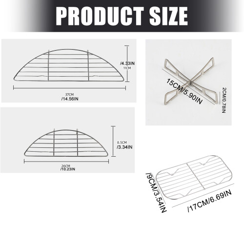 Practical Barbecue Grilling Surfaces-26x8.5cm small size 2