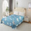 Drap-housse fleuri 200 x 230 cm, polyester, taille Queen 5