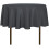 Sort rund dug 90 tommer polyester vaskbar 1