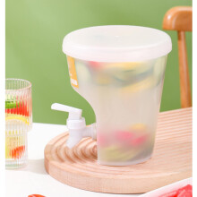 Distributeur de boissons de 3,5 L avec robinet pour jus, lait et limonade