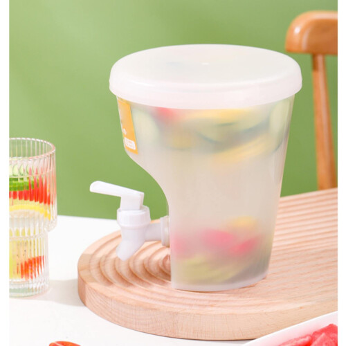 3,5L drikkedispenser med hane til juice, mælk og limonade